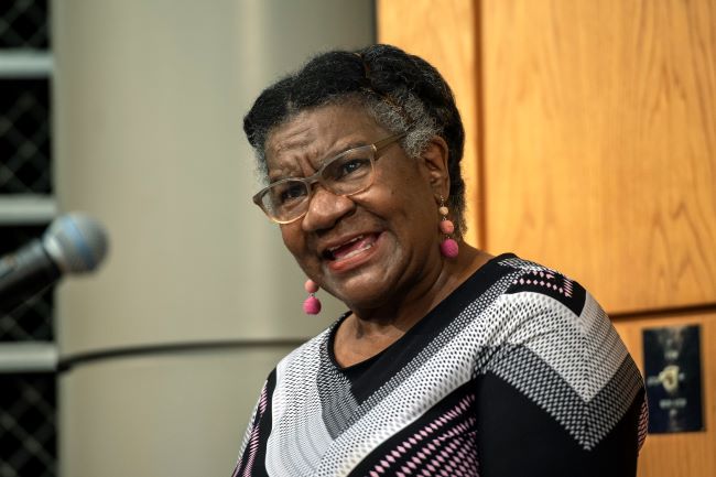 Dorothy Rice reads her poem about the well, titled 