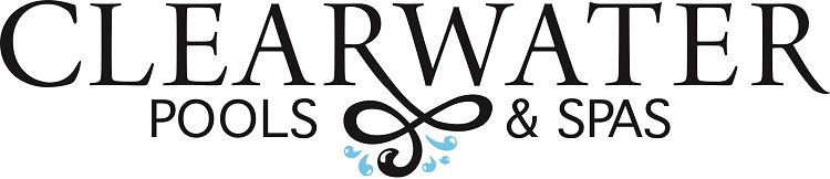 클리어워터 풀 & 스파 로고