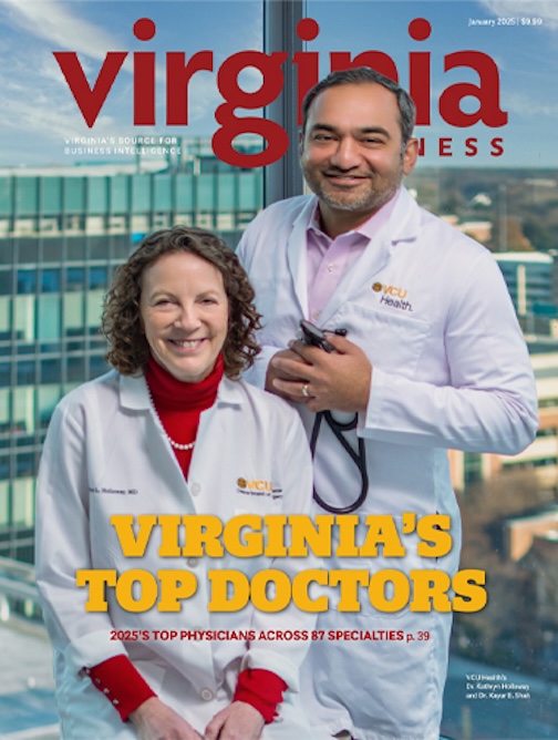 잡지 표지에 두 명의 의사