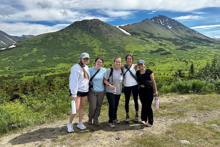 5명의 카지노사이트 약대생의 경우 임상 순환으로 인해 지리적으로 가장자리에 도달했습니다.